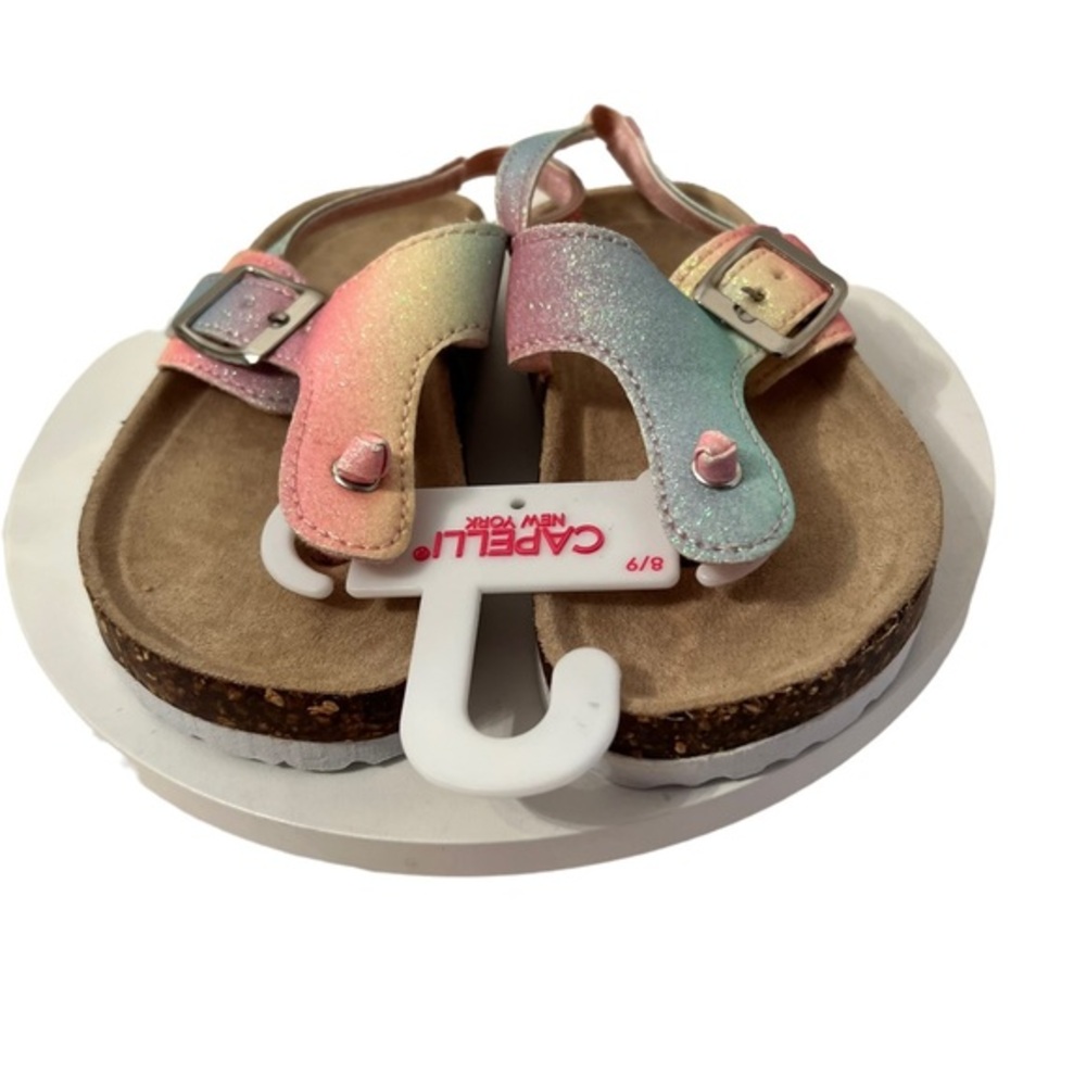 Capelli of New York Rainbow Toddler TStraps Size 8/9